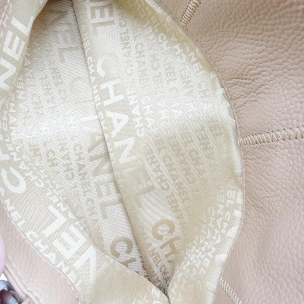 CHANEL Cream Caviar Leather Tote Bag - Picture 8 of 11